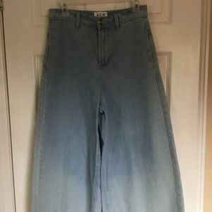 New Faded Denim Culottes